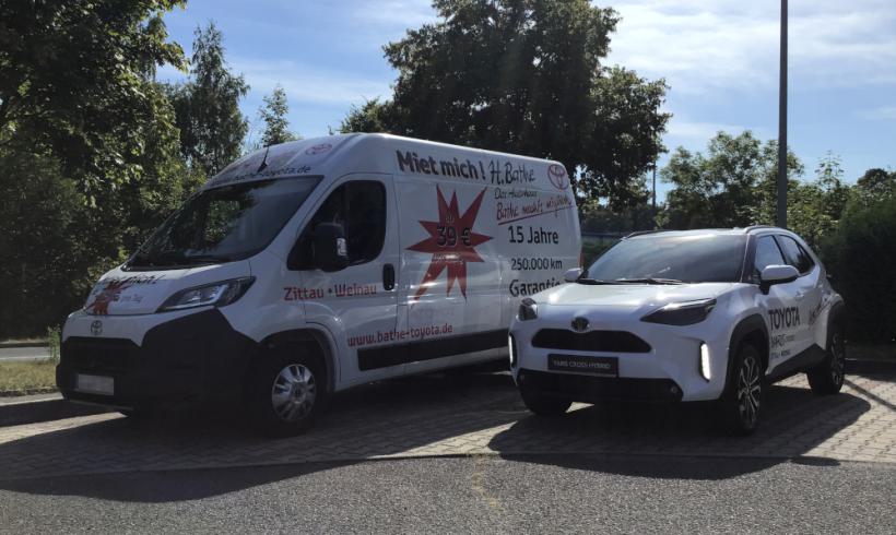 Vermietung von Transporter und PKW
